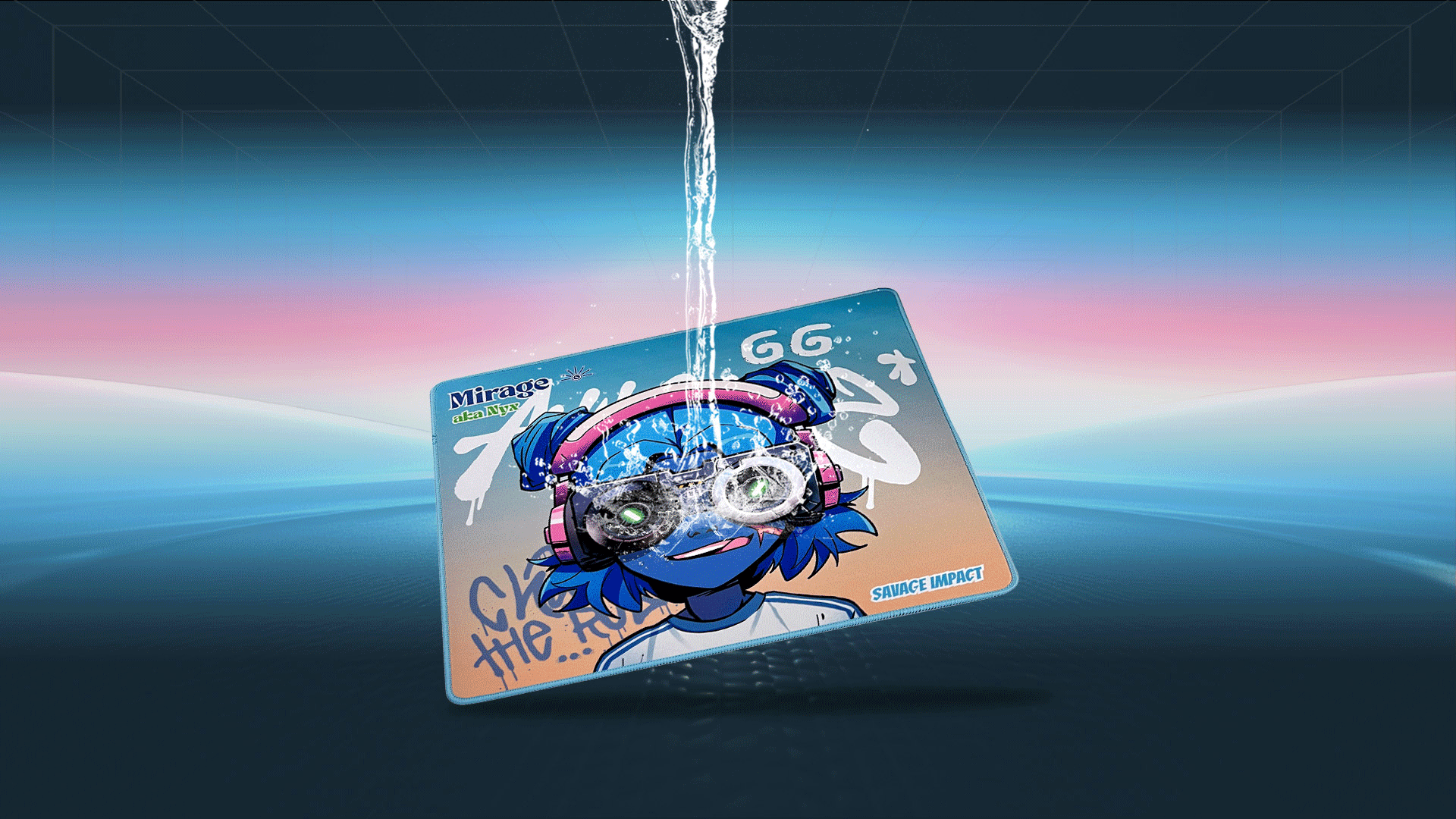 A4tech Bloody BP-45W Nyx Mirage X Savage Gaming Mouse Pad